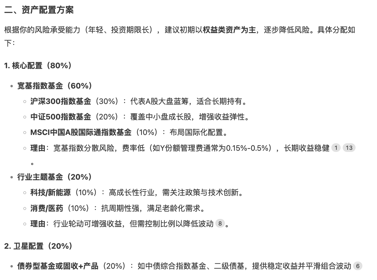 资产配置方案